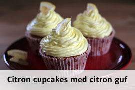 Link til citron cupcakes med citron guf opskrift